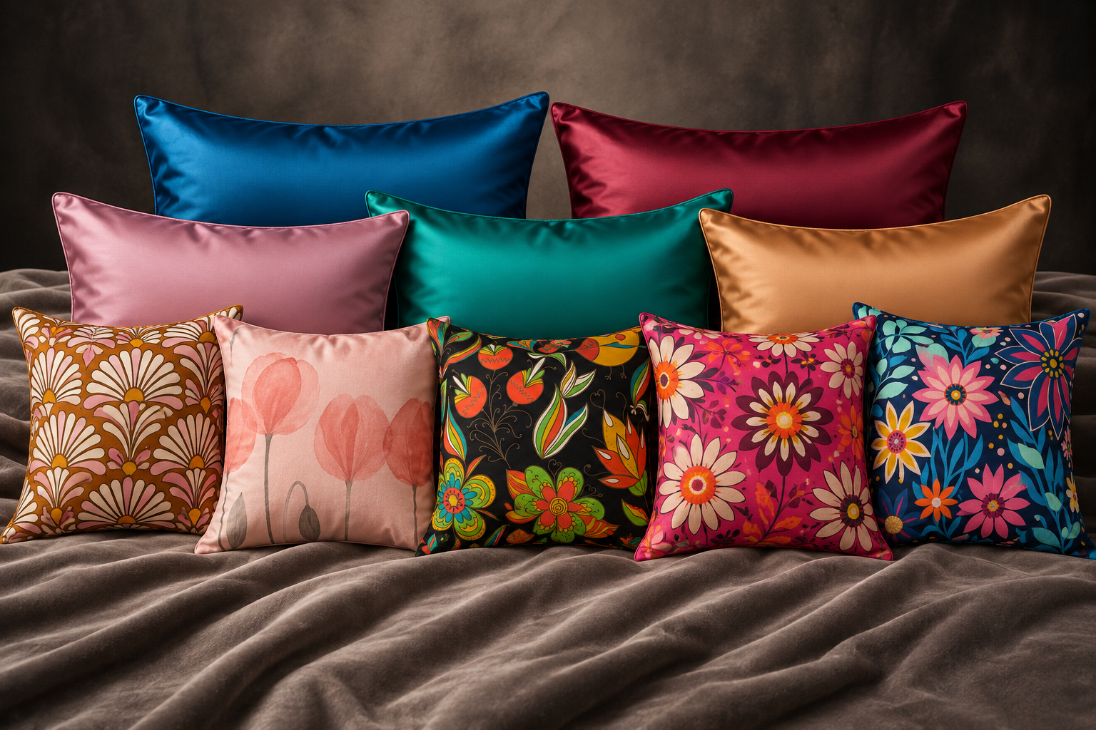 Liv and Loe 22 momme silk pillowcase collection